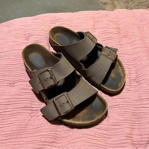Brown Birkinstocks